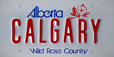 Sample Custom Alberta License Plate
